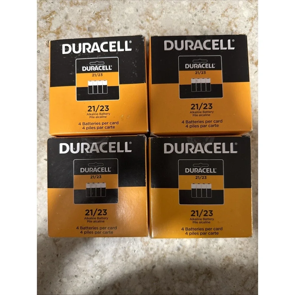 Duracell MN21B4 21/23 Alkaline 12 Volt Batteries 4 Boxes 88 Total